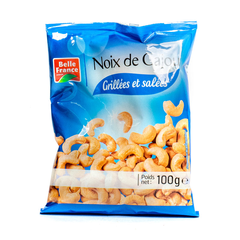 BELLE FRANCE Noix De Cajoux Grilles Et Salés 100g