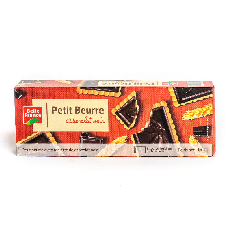 BELLE FRANCE Petit Beurre Chocolat Noir 150g