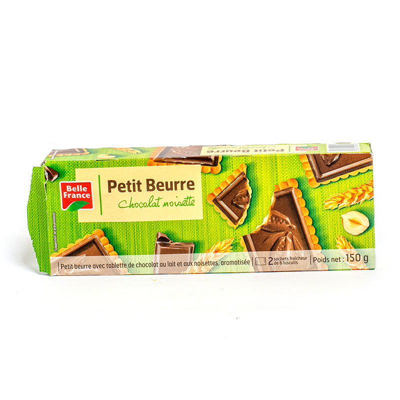 BELLE FRANCE Petit Beurre Chocolat Noisette 150g