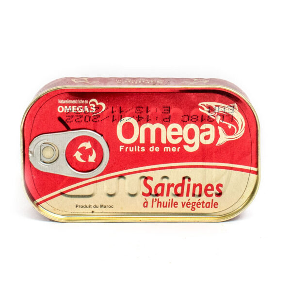 OMEGA Sardines In Veg Oil 125g Maroc