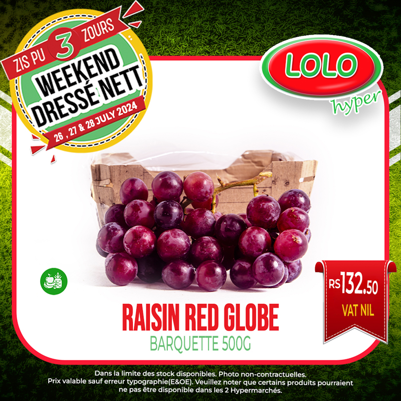 raisin red globe